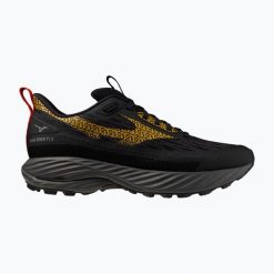 Buty do biegania damskie Mizuno Wave Rider TT 3 black sand/citrus/quiet shade. Czarne buty do biegania Mizuno, bez wzorów, bez zapięcia, do biegania, mizuno wave. Za 599.99 zł.