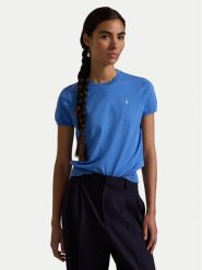 Polo Ralph Lauren Sweter 211891673025 Niebieski Regular Fit. Niebieskie swetry Polo Ralph Lauren, xs, bez wzorów, z bawełny, bez ramiączek. Za 439.99 zł.
