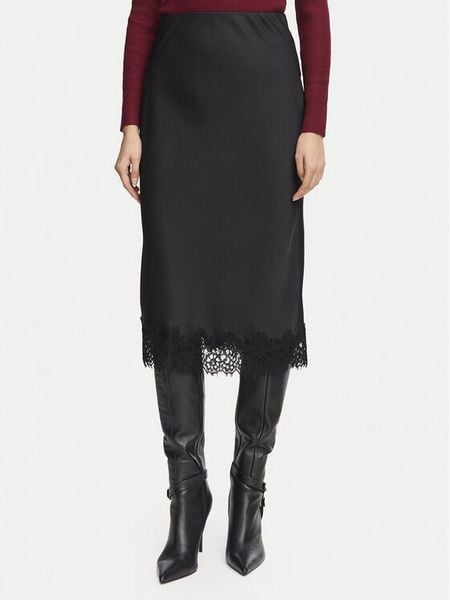 Morgan Spódnica midi 261-JULIE Czarny Regular Fit. Czarne spódnice Morgan, bez wzorów, midi. Za 299.99 zł.