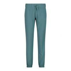 Spodnie damskie CMP Solsice. Zielone spodnie materiałowe CMP, bez wzorów, sportowe. Za 177.99 zł.