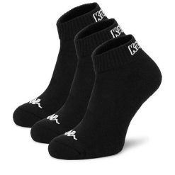 Skarpety krótkie Kappa. Czarne skarpetki Kappa, bez wzorów. Za 34.99 zł.