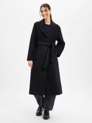 Weekend Max Mara płaszcz wełniany z domieszką moheru Kobiety czarny, 38. Czarne płaszcze Weekend Max Mara, bez wzorów, z wełny, biznesowe, bez kaptura. Za 3,299.95 zł.