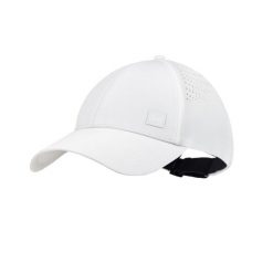Czapka z daszkiem baseballowa Summit. Białe czapki z daszkiem Buff, na lato, bez wzorów, z elastanu, klasyczne. Za 130.99 zł.