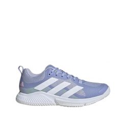 Buty sportowe adidas Court Team Bounce 2.0 Violet. Fioletowe buty treningowe adidas, bez wzorów, z gumy, bez zapięcia, do piłki ręcznej. Za 386.20 zł.