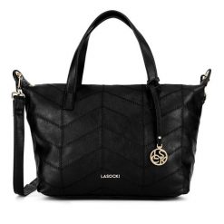 Torba Lasocki. Czarne listonoszki Lasocki, bez wzorów, klasyczne, bez dodatków. Za 179.99 zł.