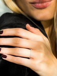 CARATELLI Złoty pierścionek "Simply you" z diamentami rozmiar: 54. Szare pierścionki CARATELLI, z diamentem, złote. Za 748.50 zł.