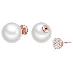 Lulu & Jane Kolczyki Mosiadz Różowy złoty 1 ct Damski. Czerwone kolczyki Lulu & Jane, z cyrkonią, pozłacane. Za 119.99 zł.