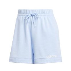 Krótkie Spodenki Adidas Sport W Lin Ft Sho Damskie. Niebieskie szorty sportowe adidas, bez wzorów, z bawełny, na fitness i siłownię. Za 202.99 zł.