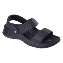 Sandały Damskie Sand. Czerwone sandały MARTES ESSENTIALS, bez wzorów, z materiału, z otwartym noskiem, bez obcasa, na obcasie, bez zapięcia. Za 48.37 zł.
