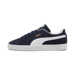 Buty sportowe Puma Suede Classic. Białe buty treningowe Puma, bez wzorów, bez zapięcia, trekkingowe, puma suede. Za 298.30 zł.