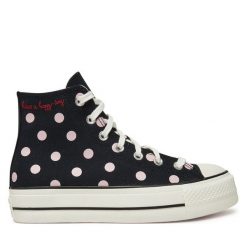 Trampki Converse. Czarne trampki Converse, bez wzorów, retro, bez zapięcia. Za 289.99 zł.