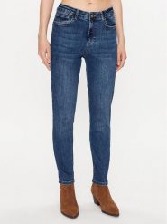 Liu Jo Jeansy UF3034 D4391 Granatowy Slim Fit. Niebieskie jeansy Liu Jo, bez wzorów, z bawełny. Za 369.99 zł.