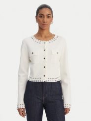 Fracomina Kardigan FR26ST8010K52401 Écru Regular Fit. Swetry Fracomina, m, bez wzorów, z syntetyku, bez ramiączek. Za 649.99 zł.