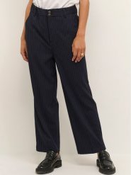 Kaffe Spodnie materiałowe Marley 10507121 Granatowy Regular Fit. Niebieskie spodnie materiałowe Kaffe, bez wzorów, z materiału. Za 199.99 zł.