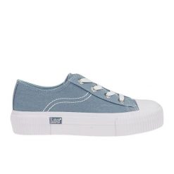Buty trampki Lee Isla C 50251001 21H niebieskie. Niebieskie trampki bez wzorów, z gumy, klasyczne, bez zapięcia. Za 213.08 zł.