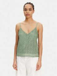 Vero Moda Top Maya 10325031 Zielony Regular Fit. Zielone topy Vero Moda, s, bez wzorów, z syntetyku, bez kołnierzyka, bez ramiączek. Za 49.99 zł.