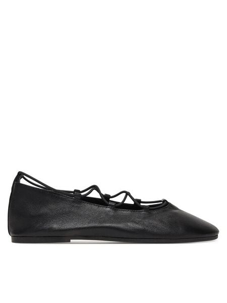 Steve Madden Baleriny Bombshell 11005208 Czarny. Czarne baleriny Steve Madden, bez wzorów, ze skóry, bez obcasa, bez zapięcia. Za 343.99 zł.