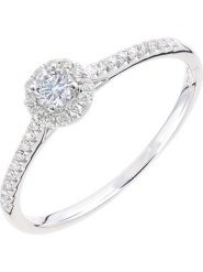 Revoni Złoty pierścionek z diamentami rozmiar: 55. Szare pierścionki Revoni, z diamentem, złote. Za 2,805.99 zł.