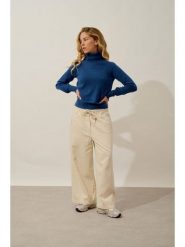 AUTHENTIC CASHMERE Kaszmirowy golf "Cassy" w kolorze niebieskim rozmiar: XL. Niebieskie swetry AUTHENTIC CASHMERE, xl, bez wzorów, z kaszmiru, bez ramiączek. Za 347.99 zł.