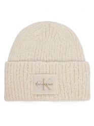 Calvin Klein Czapka LV04F8104G Kremowy. Białe czapki zimowe Calvin Klein, bez wzorów, z poliesteru. Za 209.99 zł.