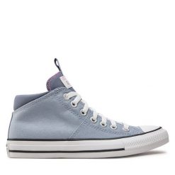 Trampki Converse. Niebieskie trampki Converse, bez wzorów, retro, bez zapięcia. Za 169.99 zł.