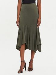 Guess Spódnica midi W5YD85 KCTB2 Zielony Regular Fit. Zielone spódnice Guess, m, z aplikacjami, z wiskozy, midi. Za 529.99 zł.