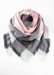 Chusta. Szare chusty bonprix, bez wzorów, eleganckie. Za 67.99 zł.