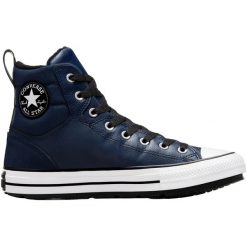 Trampki Converse Chuck Tas Berkshire Boot, Kobiety. Niebieskie trampki Converse, bez wzorów, ze skóry ekologicznej, bez zapięcia. Za 490.00 zł.