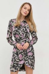 Morgan sukienka mini dopasowana. Sukienki Morgan, bez wzorów, z tkaniny, bez kołnierzyka, bez ramiączek, mini, dopasowane. W wyprzedaży za 384.99 zł.
