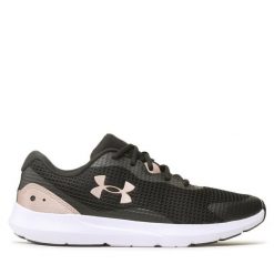Buty do biegania Under Armour. Czarne buty do biegania Under Armour, bez wzorów, bez zapięcia, do biegania. Za 299.99 zł.