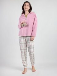 Admas Kurtka polarowa "Smile everyday" w kolorze jasnoróżowym rozmiar: XL. Różowe kurtki admas, xl, bez wzorów, z polaru, bez kaptura. Za 117.99 zł.