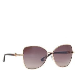 Okulary przeciwsłoneczne Guess. Żółte okulary przeciwsłoneczne Guess, z aplikacjami, złote. Za 499.99 zł.