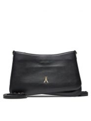 Patrizia Pepe Torebka 2B0102/L132-K103 Czarny. Czarne listonoszki Patrizia Pepe, bez wzorów, ze skóry, bez dodatków. Za 1,419.00 zł.