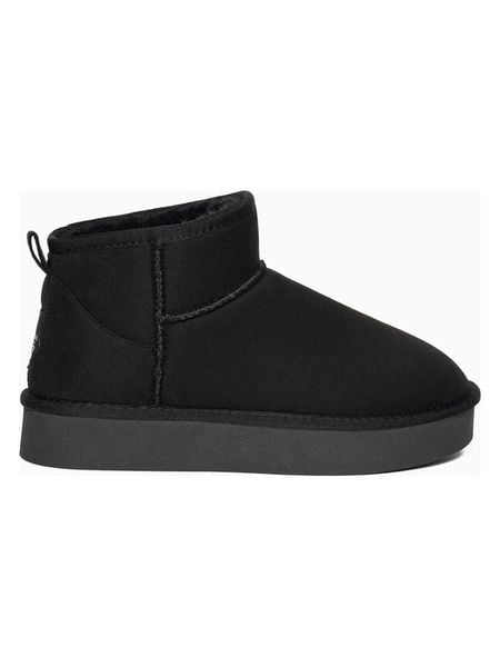 ISLAND BOOT Botki zimowe "Smart" w kolorze czarnym rozmiar: 37. Czarne botki Island Boot, bez wzorów, bez obcasa, bez zapięcia. Za 147.45 zł.