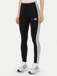 Adidas Legginsy Essentials 3-Stripes JE0072 Czarny Slim Fit. Czarne legginsy adidas, bez wzorów, z bawełny. Za 109.99 zł.