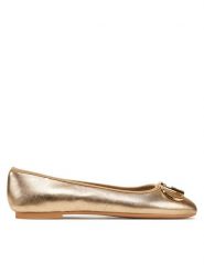 Liu Jo Baleriny Dafne 04 SA5033 PX186 Złoty. Żółte baleriny Liu Jo, bez wzorów, ze skóry, bez obcasa, bez zapięcia. Za 269.99 zł.