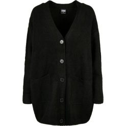 Kardigan damski Urban Classics Chunky Fluffy Knit. Czarne swetry Urban Classics, s, bez wzorów, z dzianiny, eleganckie, bez ramiączek. Za 189.30 zł.