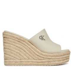 Espadryle Calvin Klein Jeans. Espadryle Calvin Klein Jeans, bez wzorów, z jeansu, bez obcasa. Za 289.99 zł.