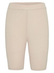 MOSS COPENHAGEN Szorty "Betrina" w kolorze beżowym rozmiar: M/L. Brązowe szorty Moss Copenhagen, bez wzorów. Za 71.45 zł.