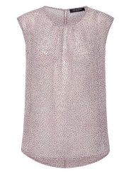 Ilse Jacobsen Bluzka w kolorze szaroróżowym rozmiar: 44. Różowe bluzki Ilse Jacobsen, bez wzorów, bez kołnierzyka, bez ramiączek. Za 61.17 zł.