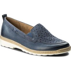 Półbuty LASOCKI COMFORT WI23-VELWET-01. Niebieskie półbuty wsuwane Lasocki Comfort, bez wzorów, z nubiku, bez obcasa. W wyprzedaży za 129.99 zł.