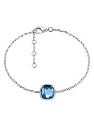 Les Petites Précieuses Srebrna bransoletka z tanzanitem rozmiar: onesize. Szare bransoletki Les Petites Précieuses, z tanzanitem, srebrne. Za 86.99 zł.