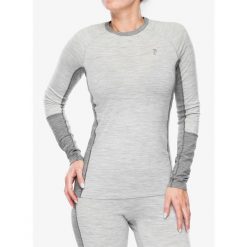 Bluza termoaktywna damska Peak Performance Magic Crew. Szare bielizna termoaktywna damska Peak Performance, na zimę, bez wzorów, sportowe, bez ramiączek, bez kaptura. Za 270.99 zł.