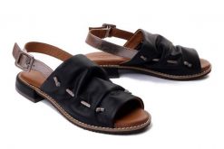 ARTIKER RELAKS 50C0914 czarny, sandały damskie. Czarne sandały Artiker Relaks, bez wzorów, z gumy, bez obcasa, na obcasie, bez zapięcia. Za 254.90 zł.