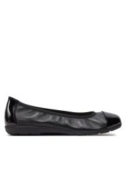 Caprice Baleriny 9-22152-42 Czarny. Czarne baleriny Caprice, bez wzorów, ze skóry, bez obcasa, bez zapięcia. Za 154.99 zł.