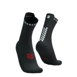 Second Life - Skarpetki biegowe Compressport ProRacing Sock... - Stan Doskonały. Czarne skarpetki Compressport, bez wzorów, z materiału. Za 51.99 zł.