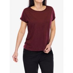 Koszulka merino damska Sensor Merino Air Traveller Tee SS. Czarne t-shirty sportowe Sensor, bez wzorów, bez ramiączek. Za 261.99 zł.