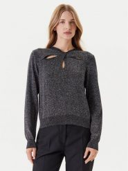 United Colors Of Benetton Sweter 1194D10C4 Szary Regular Fit. Szare swetry United Colors Of Benetton, s, bez wzorów, z bawełny, bez ramiączek. Za 259.99 zł.