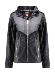 Canadian Peak Kurtka polarowa "Urenaeak" w kolorze czarnym rozmiar: XXL. Czarne kurtki Canadian Peak, xxl, bez wzorów, z materiału, bez kaptura. Za 152.98 zł.