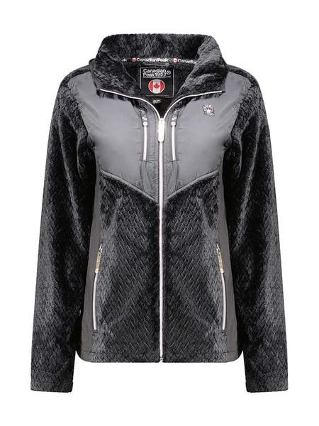 Canadian Peak Kurtka polarowa "Urenaeak" w kolorze czarnym rozmiar: XL. Czarne kurtki Canadian Peak, xl, bez wzorów, z materiału, bez kaptura. Za 165.71 zł.